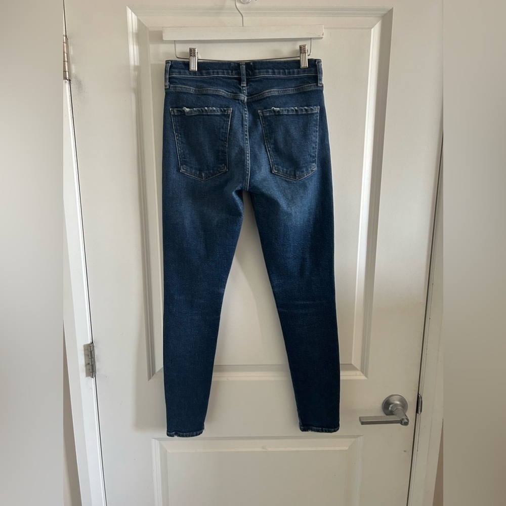 Agolde Sophie High Rise Skinny Denim Blue Jeans Size 27 - Picture 6 of 10
